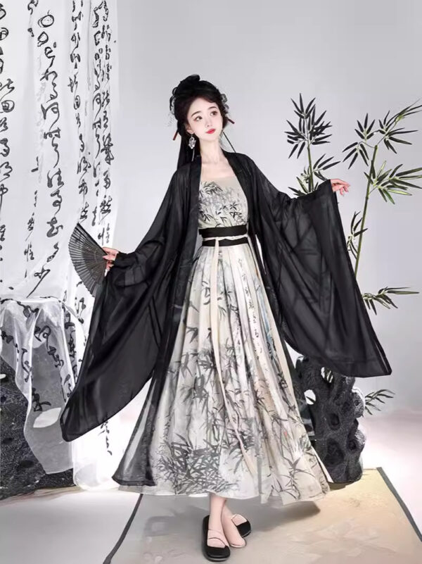 song dynasty style double breasted waist length skirt hanfu (copy)