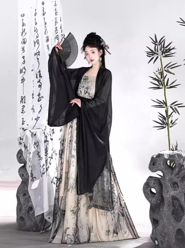 song dynasty style double breasted waist length skirt hanfu (copy)