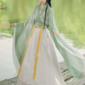 waist length skirt hanfu from the wei, jin, southern and northern dynasties