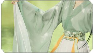 waist length skirt hanfu from the wei, jin, southern and northern dynasties